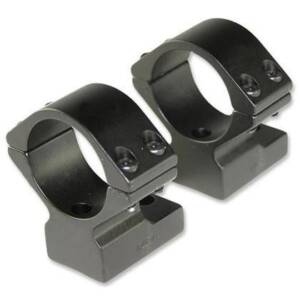 Talley Lightweight Alloy Scope Mounts - Black Anodized - 1" - Medium Knight MK 52 Tikka T3 and Tikka Master