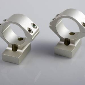 Talley Lightweight Alloy Mount Combo - Silver 1" - High Savage w/Accutrigger Stevens 200 Stiller Predator Ruger American SA