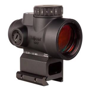 Trijicon 1x25 MRO HD 68 MOA Reticle w/ 2.0 MOA Dot; Lower 1/3 Co-Witness AC32069