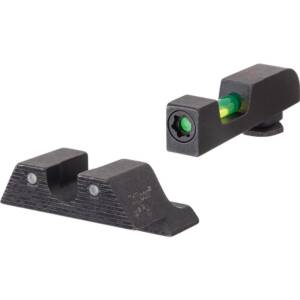 Trijicon DI Small Frame Night Sight Set Green with Black Outline Front and Rear- for Glock 42 43 43X & 48