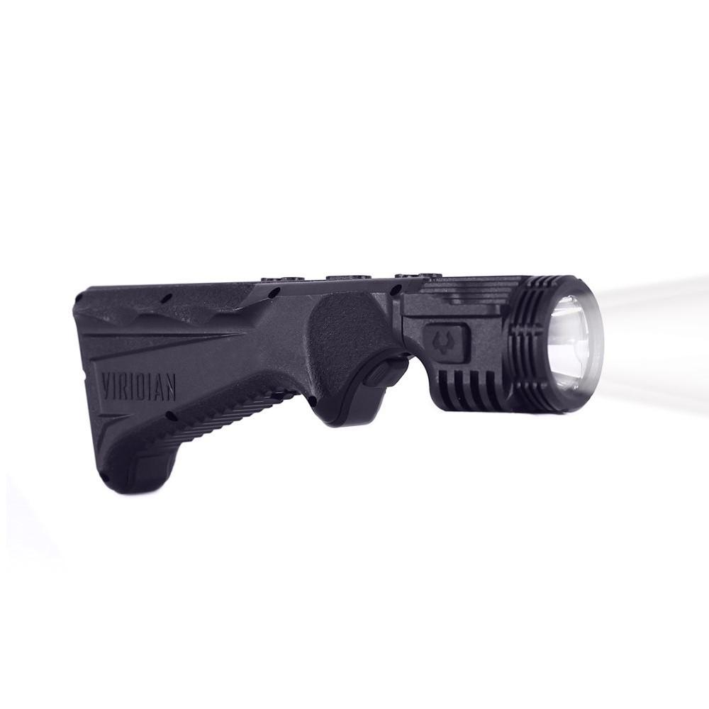 Viridian 4LUX 2K Angled Foregrip with Integrated Tactical Light and SAFECharge 2060 Lumens