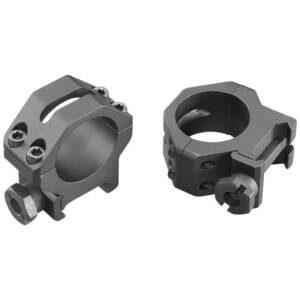 Weaver 4-Hole Tactical Picatinny Aluminum Scope Rings 1" Medium Matte