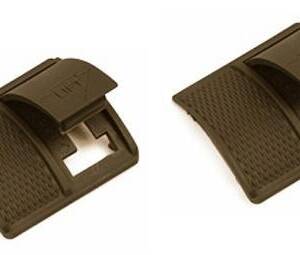 Weaver Short Locking Rail Panel Short - 1.6" Short 2 pk - Dark Earth