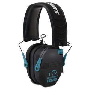 Walker's Razor Series Slim Shooter Folding Electronic Muff - Teal