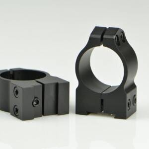 Warne Maxima Fixed (16mm Dovetail) Scope Ringmount with Grooved Receiver Fits CZ527 1" Medium Matte