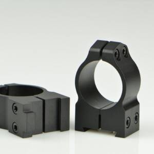 Warne 2-Piece Maxima Fixed (19mm Dovetail) Scope Ringmounts with Grooved Receiver Fits CZ550 1" Medium Matte