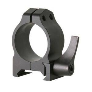 Warne 2-Piece Maxima QD Scope Ringmounts with Grooved Receiver - Ruger 77 M77 Hawkeye 1" Medium Matte