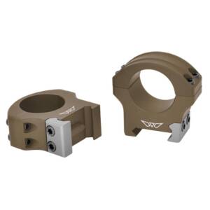 Warne HyperLite 30mm Medium Dark Earth Scope Rings