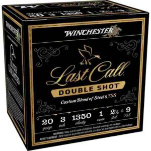 Winchester Last Call TSS Shotshells 20ga 3" 1oz 1350 fps #2.5 & #9 25/ct