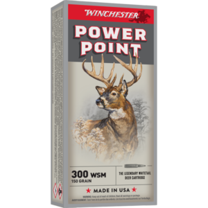 Winchester Super-X Power Point Rifle Ammunition .300 WSM 150 gr. PSP 3270 fps 20/ct