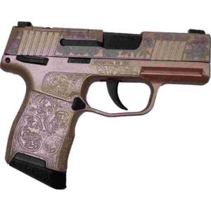 Sig Sauer "Gun & Roses" P365 Optic Ready Handgun 9mm Luger 10rd Magazines(2) 3.1" Barrel X-RAY 3 Sights Manual Safety