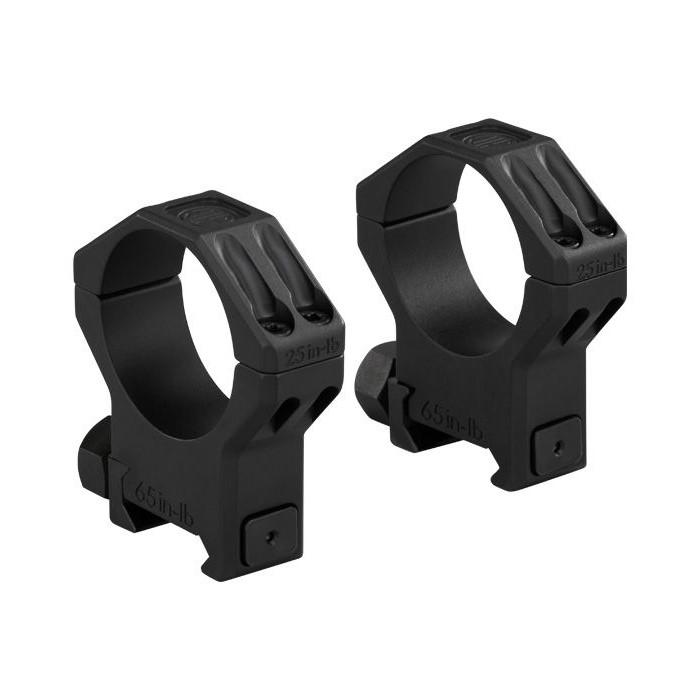 Sig Sauer Alpha6 Scope Ring Set 34mm High Profile 1.12" Al Matte Black