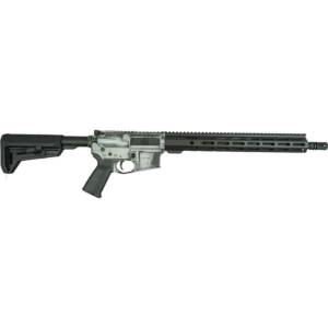 Shark Coast Trump 2.0 AR-15 Rifle w/SCC Lower 5.56 30rd Magazine 16" Barrel Distressed Silver Black