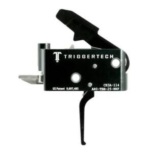 TriggerTech AR15 Black Adaptable Flat Trigger 2 Stage Adjustable