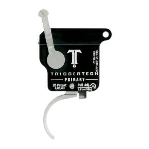 TriggerTech Rem 700 Primary Curved Trigger Single Stage Stainless Steel/Black