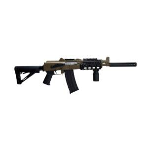 ZPAP85 AK Rifle | 5.56x45 | Quad rail | Top rail | CTR Stock | Muzzle Extension | FDE Cerakote