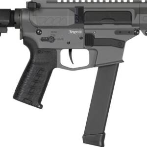CMMG Banshee MkGs Pistol - Tungsten | 9mm | 5" Barrel | 4" M-LOK Handguard | SBA3 Arm Brace