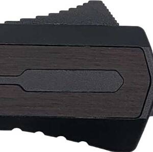 Zastava A7 OTF Knife - Tactical Black Wood | S35VN Dagger Blade