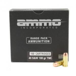 Ammo Inc Signature Range .40 S&W Handgun Ammo - 180 Grain | TMC | 150rd Box