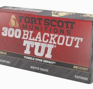 Fort Scott Munitions 300 Blackout Rifle Ammo - 150gr | 20rd Box