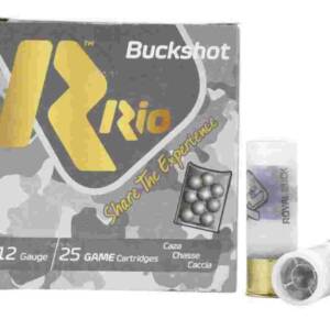 Rio Royal Buck Home Defense ***Star Crimp*** 9P 12ga Buckshot 2.75 inch Shotgun Shells - 1Buck | 1250 fps | 25rd Box