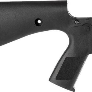 Wraithworks WARP-15 Polymer Complete AR15 Lower Receiver - Black | Mil-Spec Parts Kit | Integral Buttstock & Textured Pistol Grip | Trap Door Buttplate