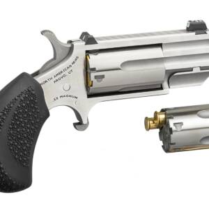 NORTH AMERICAN ARMS PUG 22MAG/22LR 1" SS CONV NS