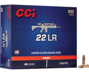 CCI 22LR TACTICAL 40GR CPRN 300/3000