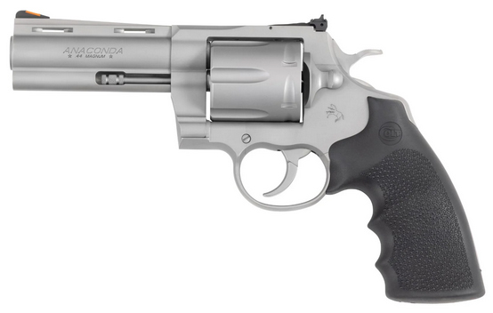 CLT ANACONDA 44MAG 4.25 MATTE SS RUBBER GRIP