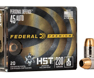 FED PRM HST 45ACP 230GR JHP 20/200