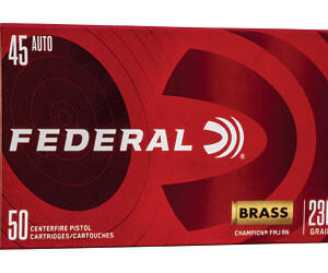 FED CHAMP 45ACP 230GR FMJ BRSS 50/1