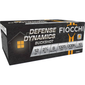 FIO DEFENSE DYNAMICS 12GA 2.75 8P BUCK 10/25