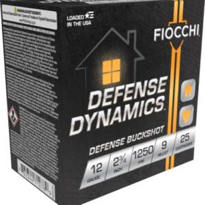 FIO DEFENSE 12GA 2.75 9P BUCK 25/10