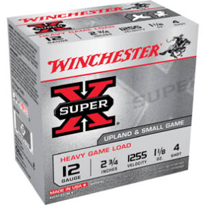 WIN SUPER-X UPLAND 12GA 2.75 1-1/8OZ #4 25/10