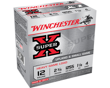 WIN SUPER-X UPLAND 12GA 2.75 1-1/8OZ #4 25/10