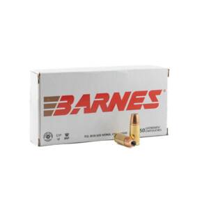Barnes Defense JHP Sierra JHP Handgun Ammunition 9mm Luger 124gr JHP 1090 fps 50/ct