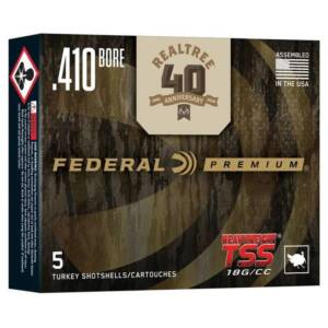 Federal Heavyweight TSS Realtree 40th Anniversary Special Edition Shotshell 410 ga 3" 13/16oz 1100 fps #9 5/ct