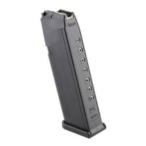 Glock Factory Handgun Magazine for Glock Model 19 9mm Luger 10/rd Black Bulk