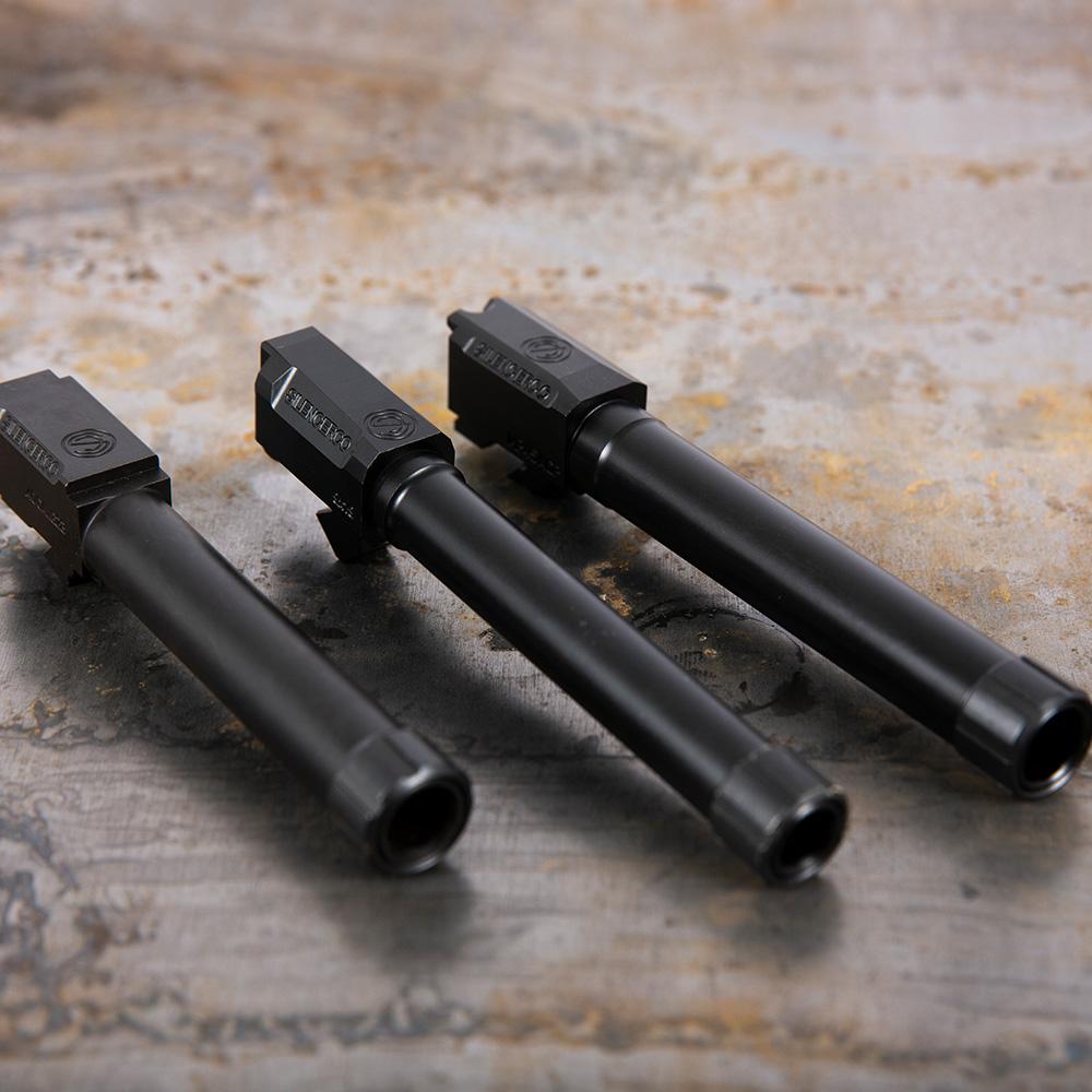 SilencerCo Threaded Barrel for Glock 19 9mm Luger 1/2x28 Black