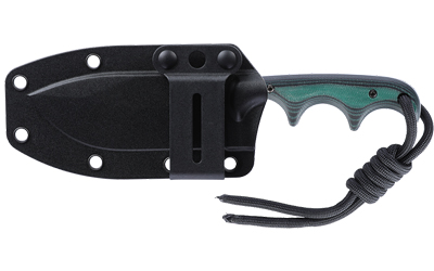 CRKT NESSMUK 2.9" GRN/SLV W/SHEATH - Image 2