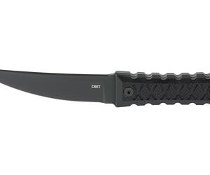 CRKT HZ4 4.76" PLN EDGE BLK W/SHEATH