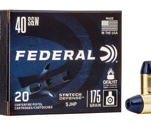 FED SYN DEF 40S&W 175GR SJHP 20/200