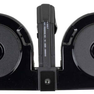 RWB DRUM AR-15 5.56 BLK WITH BLACK COVER 100RD