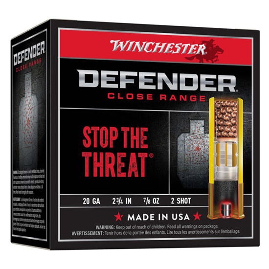 WIN DEFENDER 20GA 2.75 7/8OZ #2 25/10