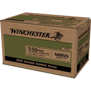 WIN LC 5.56MM M855 62GR FMJ 200/4 (384)
