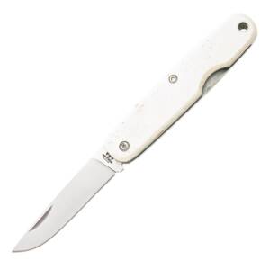 Bear & Son Cocobolo Slip Joint Execute Folding Knife 2-1/4" Drop Point Blade White Smooth Bone