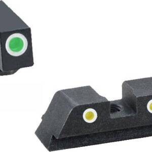 Ameriglo Classic Tritium NIght Sight Set 3-Dot for Gen5 Glock 17 19 19x 26 34