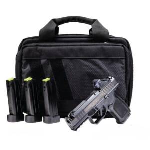 Rost Martin RM1C Comp Handgun Bundle 9mm Luger 10rd Magazines(4) 4" Barrel Black Viridian Red Dot Pistol CA Compliant