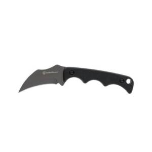 Smith & Wesson H.R.T. Karambit Neck Fixed Knife 2" Cleaver Blade Black with Nylon Sheath Blister