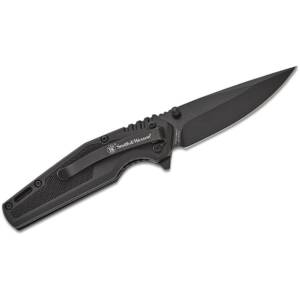 Smith & Wesson SWAT Assisted Folding Knife 3" Drop Point Blade Black Box